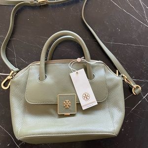 Tory Burch green shoulder bag